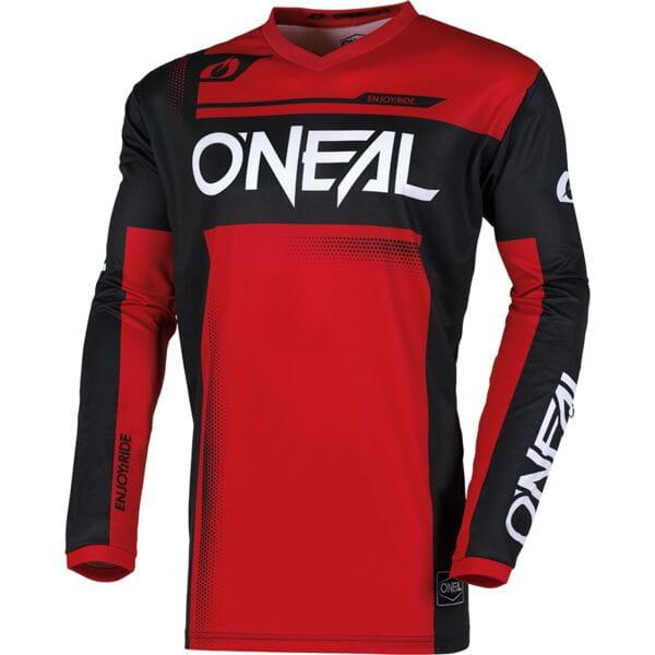 O'Neal 2025 Motocross Jersey Element Racewear Black Red